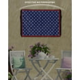 thumbnail image 3 of 4th of July Outdoor TV Cover 40 to 43 Inch Weatherproof, American Star Red Line Independence Day 600D Oxford TV Covers with Waterproof Zipper, Outside Flat TV Screen Protector Size 40"Wx25"Hx4.5"D, 3 of 7