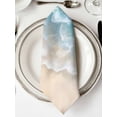 thumbnail image 2 of nqOlkjepod Blue Coastal Beach Cloth Napkins Set of 6 Reusable Dinner Napkins, Summer Ocean Nautical Seaside Cocktail Napkin Washable Table Napkins for Wedding/Holiday Party/Baby Shower 20"x20", 2 of 8