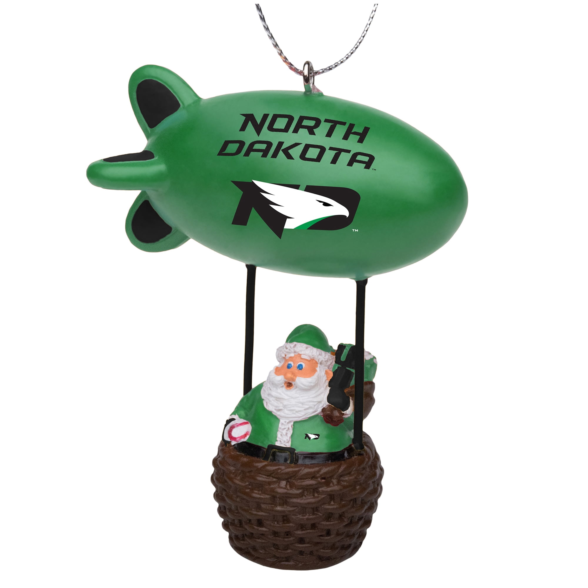 North Dakota Santa Blimp Ornament