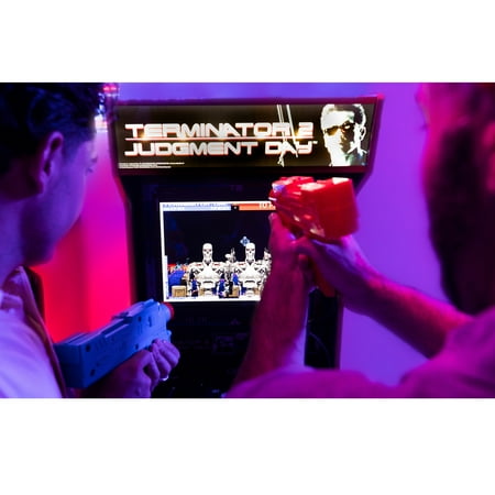 Arcade1UP Terminator 2 Judgment Day Arcade with Riser and Lit Marquee