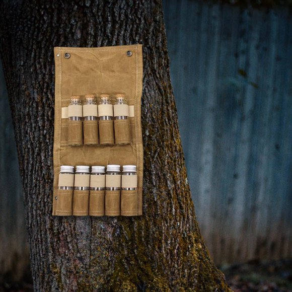 Estuche de almacenamiento de botellas DYNWAVEMX 9 especias Utensilios de cocina al aire libre