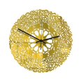 thumbnail image 3 of Reloj de pared de caligrafía islámica redonda, arte silencioso musulmán Zulema Reloj de pared, 3 of 8