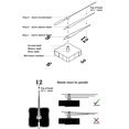 thumbnail image 3 of Inteprter Mecanismo de reloj de pared DIY reemplazo modificado alimentado por ajustable analógico funcionamiento silencioso mecanismos Decoración del hogar Negro Grande, 3 of 6