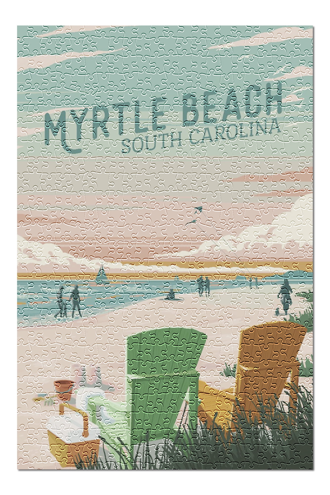 Myrtle Beach, South Carolina, Painterly, Bottle This Moment, Beach