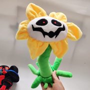 9.84 Inch Undertale Flowey Plush, Unique Flower Stuffed Hugger, Game Cosplay Decor & Gift