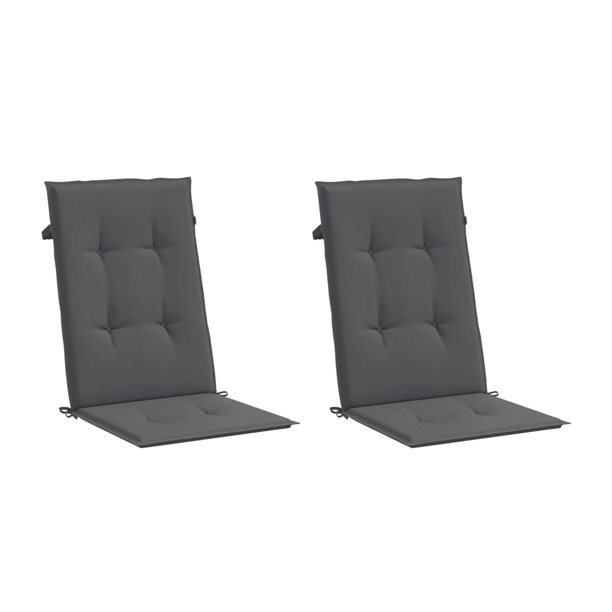 Set de 2 cojines de exterior Benzara, color gris, 120 cm
