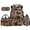 Brown Duck Camo, variant on Yuyamidu Brown Duck Camo 17-Inch Kids Backpack Set, 4Pcs School Bookbag with Lunch Box Pencil Case Water Bottle Sleeve for Teens Boys Girls Outdoor Travel