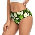 thumbnail image 2 of Fotbe Green Fruit Calzones Estampados para Mujer – Ropa Interior de Algodón, Cómoda, Suave y Elástica-X-Large, 2 of 6