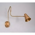 thumbnail image 3 of 1 Light Shades Curved Arm Dimmer Handmade Vintage Wall Mid Century Antique Brass Sputnik chandelier light Fixture, 3 of 5
