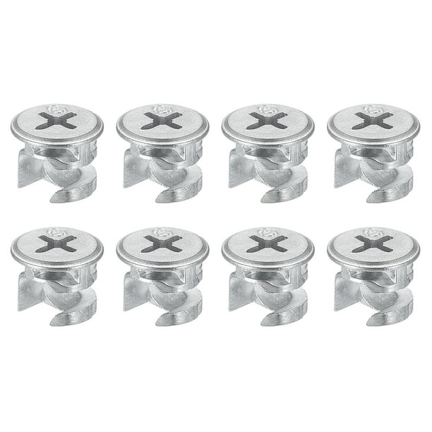 Uxcell Cam Lock Nut for Furniture, 8 Pack 12x10mm Joint Connector Locking Nuts Furniture
