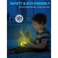 thumbnail image 2 of Sea Turtle Veilleuse pour enfants, lampe illusion 3D, lumire LED, tlcommande 16 couleurs changeantes intensit variable, cadeaux de Nol pour filles g, 2 of 3