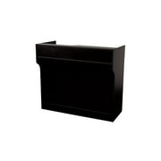 Ledgetop Service Counter in Black 70W x 23D x 42H Inches