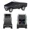 Black, variant on WS-580 Pickup Truck Model Bluetooth Speaker Cybertruck Style Rechargeable Portable Audio with USB TF AUX FM TWS Stereo Sound Great for Indoor Outdoor Parties Perfect Birthday and Father's Day