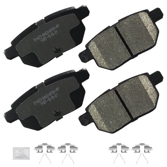 ACB ZONE 4PCS Rear Ceramic Brake Pads for 2010-2022 Toyota Prius Corolla iM Lexus CT200h