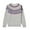 White, variant on Fair Isle Sweater Women Vintage Crewneck Fairisle Pattern Pullover Sweaters Lightweight Soft Sweater Tops