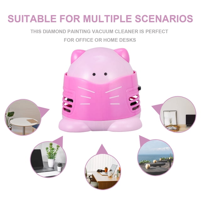 OULII Desktop Mini Vacuum Cleaner Plastic 1Set for Cleaning Accessories at Home