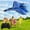 Blue, variant on 2026 Remote Control Airplane, Gravity Glider Foam RC Fighter 360° Remote Control Glider Airplanes with Lights Airplane Model, High Speed Rc Airplane, Hobby Rc Jet Plane