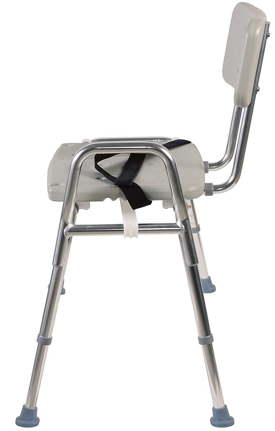 DMI Sliding Tub Transfer Bench and Shower Chair, Adjustable Height Bath Safety Seat, 400 lb Capacity, Cut-Out Seat