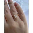 thumbnail image 2 of solitaire jewels 2.5CT Radiant Hidden Halo Moissanite Engagement Ring For Women, 14K Yellow Gold, 2 of 5