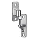 thumbnail image 1 of Wall Mount Gate Hinges for Farm Gates, Outdoor One-Piece No-Weld Chain Link Fence Parts with 5/8 Hi, 1 of 5