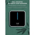 thumbnail image 3 of Wall Mounted Automatic Soap Dispenser, Soap Dispenser LCD Screen Displaying Temperature, 3 of 5