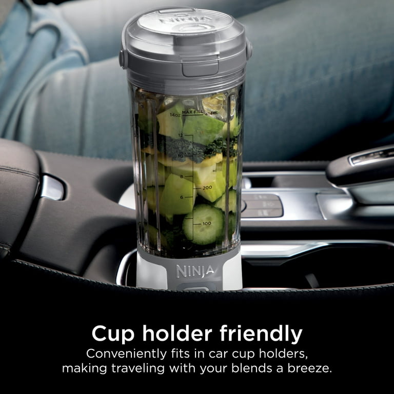 Ninja Blast 16 oz. Personal Portable Blender with Leak Proof Lid and Easy Sip Spout, Perfect for Smoothies, White, BC100WH Ninja Blast 16 oz. Personal Portable Blender with Leak Proof Lid and Easy Sip Spout, Perfect for Smoothies, White, BC100WH