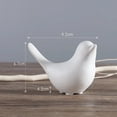 thumbnail image 2 of Clearance! Nomeni Desk Decor Creative Black White Ceramic Bird Ornaments Modern Minimalist Living Room Home Table Decorations Home Decor White, 2 of 3