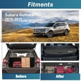 thumbnail image 2 of Nilight Cargo Cover Fit for Subaru Outback 2015 2016 2017 2018 2019, Retractable Privacy Security Shield Shade Rear Trunk Cover, with Trunk Storage Net, 2 of 6