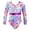 White&Pink, variant on YONGHS Kids Girls Long Sleeves Ballet Leotard Criss Cross Back Gymnastics Dance Bodysuit White&Pink 12