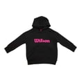 thumbnail image 1 of Sudadera Wilson para Niña con Capucha y Bolsillo Enfrente Negro Talla 4, 1 of 4