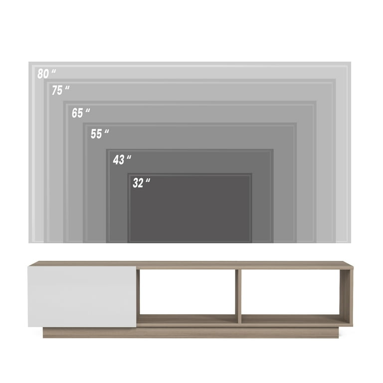 MinimaDecor Lepando 71 in TV Stand for TVs up to 70