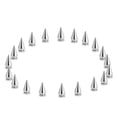 thumbnail image 1 of Bullet Rivets,20 Pcs 10*20mm Silver Studs Rivets Rivets Unbeatable Value, 1 of 14