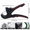 thumbnail image 3 of PVC Plastic Pipe Cutter, 42mm Pipe and Tube Cutter, Cutting Ratchet with Replacement Blade, Heavy Duty Plumber Tube Cutting, 3 of 5
