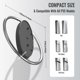 thumbnail image 3 of d4p JYS JYS-P5216 Vertical Stand for Sony PlayStation 5 Pro PlayStation R0R 5 PS5 Slim Game Console, 3 of 5
