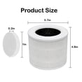 thumbnail image 3 of 2 Pack Levoit Core Mini 3-in-1 True HEPA H13 Filter with 6 Aroma Sponge Pads Compatible Replacement for LEVOIT Core Mini-RF Air Purifier Part# LRF-C161-WUS, 3 of 4