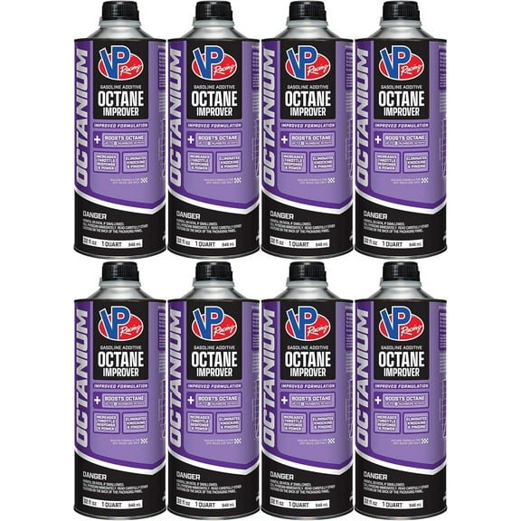 VP Racing Octanium VPF2857 Octane Booster Automotive Additive, 32 Ounce (8 Pack)