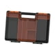 thumbnail image 5 of Caja de aparejos de pesca, estuche de almacenamiento, cajas de usos múltiples, con asa, estuche rígido, pesca naranja negro, 5 of 9
