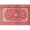 thumbnail image 1 of Ahgly Company Indoor Rectangle Medallion Red Traditional Area Rugs, 7' x 10', 1 of 4