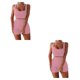 thumbnail image 1 of Wosthever 2 unids/set Running Jogging Fitness mujer chaleco pantalones cortos transpirables Crop Tops pantalones de cintura alta Kit ropa Type4 NO4, 1 of 6