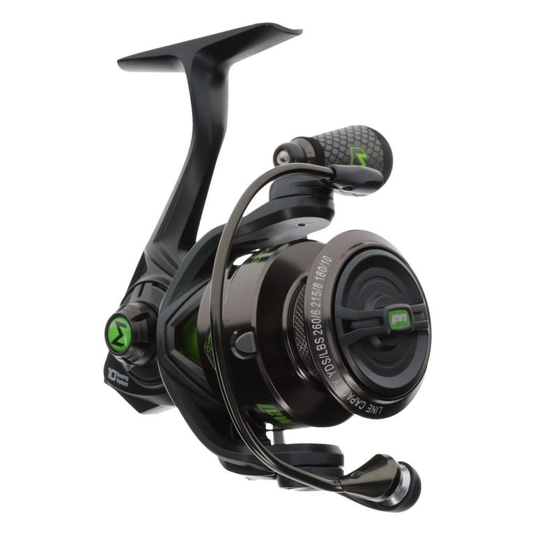 Lew's Mach 2 Spinning Reel, Size 400 Reel, Black/Green - Walmart.com