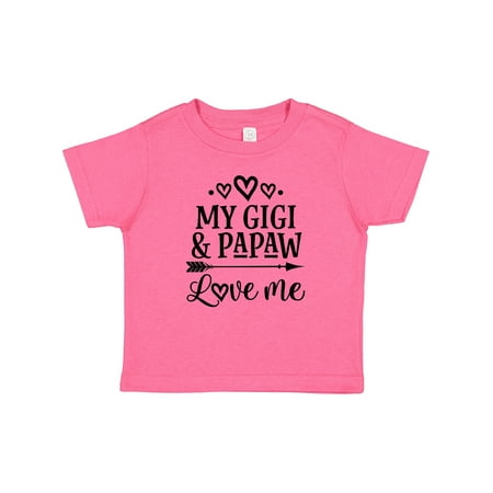 

Inktastic Gigi and Papaw Love Me Granddaughter Gift Baby Girl T-Shirt