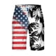 thumbnail image 1 of Mens Casual Pantalones Cortos Patchwork Impresión con Bolsillos Pantalones de Playa de Cintura Elástica, Pantalones Cortos de Verano Casual, 1 of 3