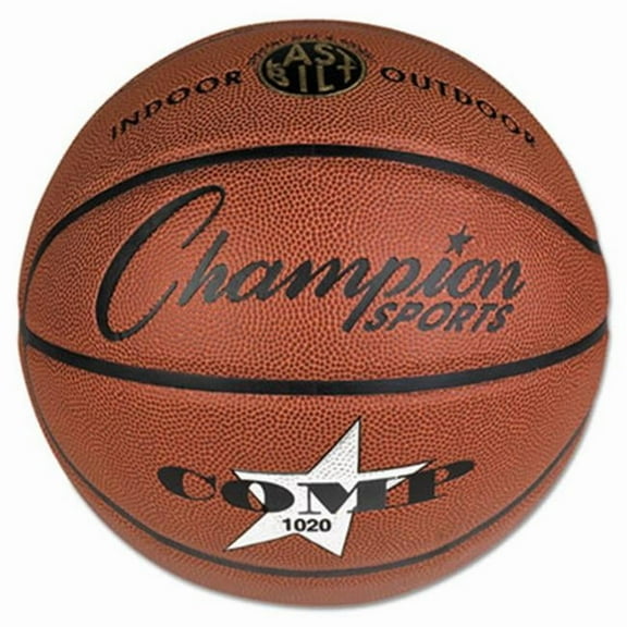 Champion Sport  Composite Basketball, Official Size, 30 in., Brown