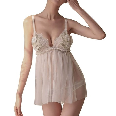 

Women Lingerie Lace Nightwear Lingerie Sexy Sleepwear Chemise Lingeries Loungewear Ladies Nightwear