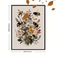 thumbnail image 3 of Toile Murale Florale d'Abeille 15,75 X 11,81 Pouces, 3 of 8
