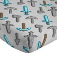 thumbnail image 2 of Juego de sábanas completo de personajes isométricos de Minecraft de Jay Franco, 2 of 7