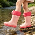thumbnail image 5 of NordicNest Kids Rain Boots Lightweight Outdoor Boots For Girls, 5 of 7