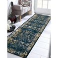 thumbnail image 1 of Get My Rugs MX0015M0003G93 3 ft. 2 in. x 10 ft. Machine Woven Polypropylene Runner Rug, Turkish Oriental - Blue, 1 of 1