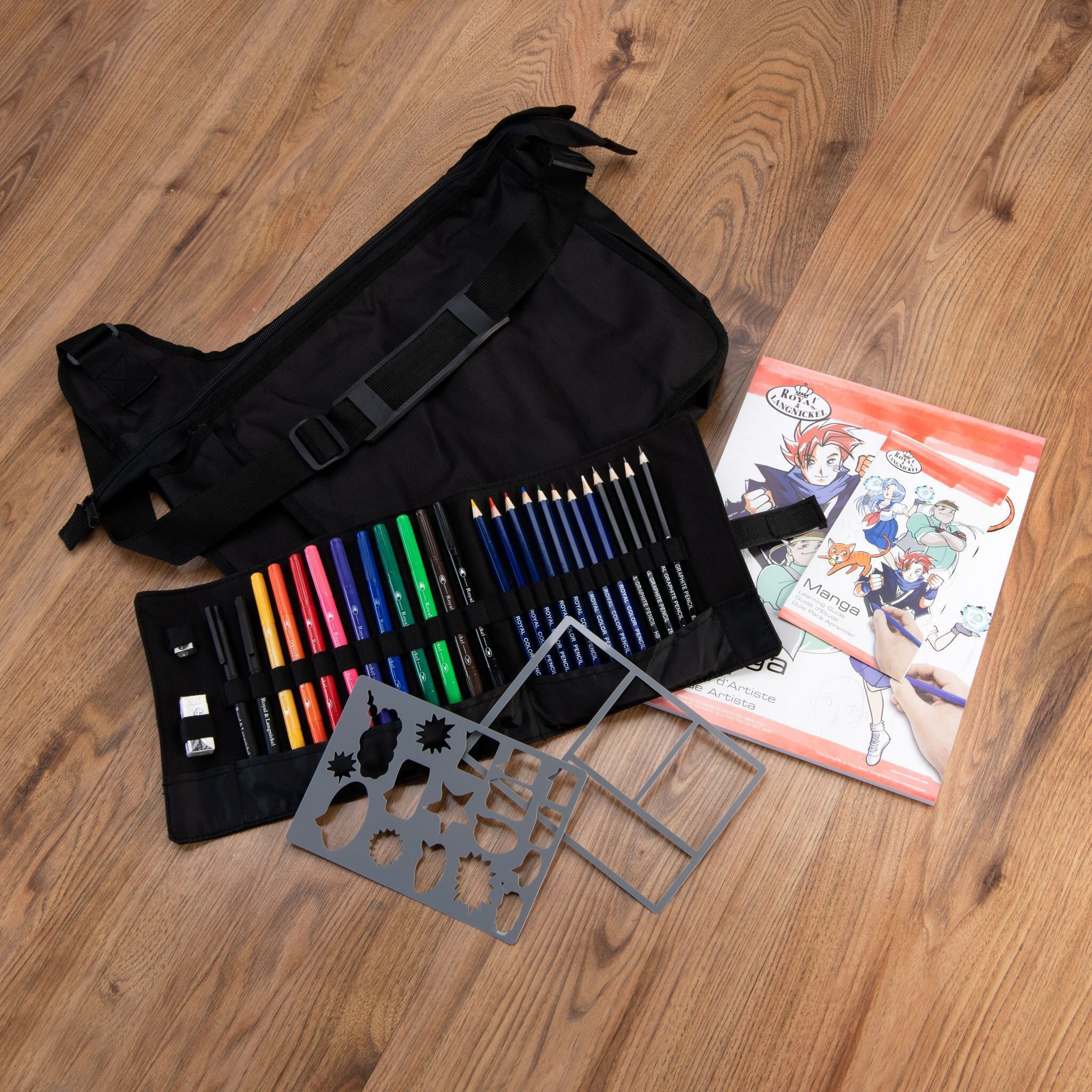 Royal & Langnickel Essentials™ 32pc Manga Drawing & Sketching Travel Art Set
