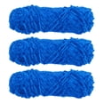 thumbnail image 1 of Unique Bargains Chenille Polyester Blue Yarn, 3 Skeins, 1 of 7